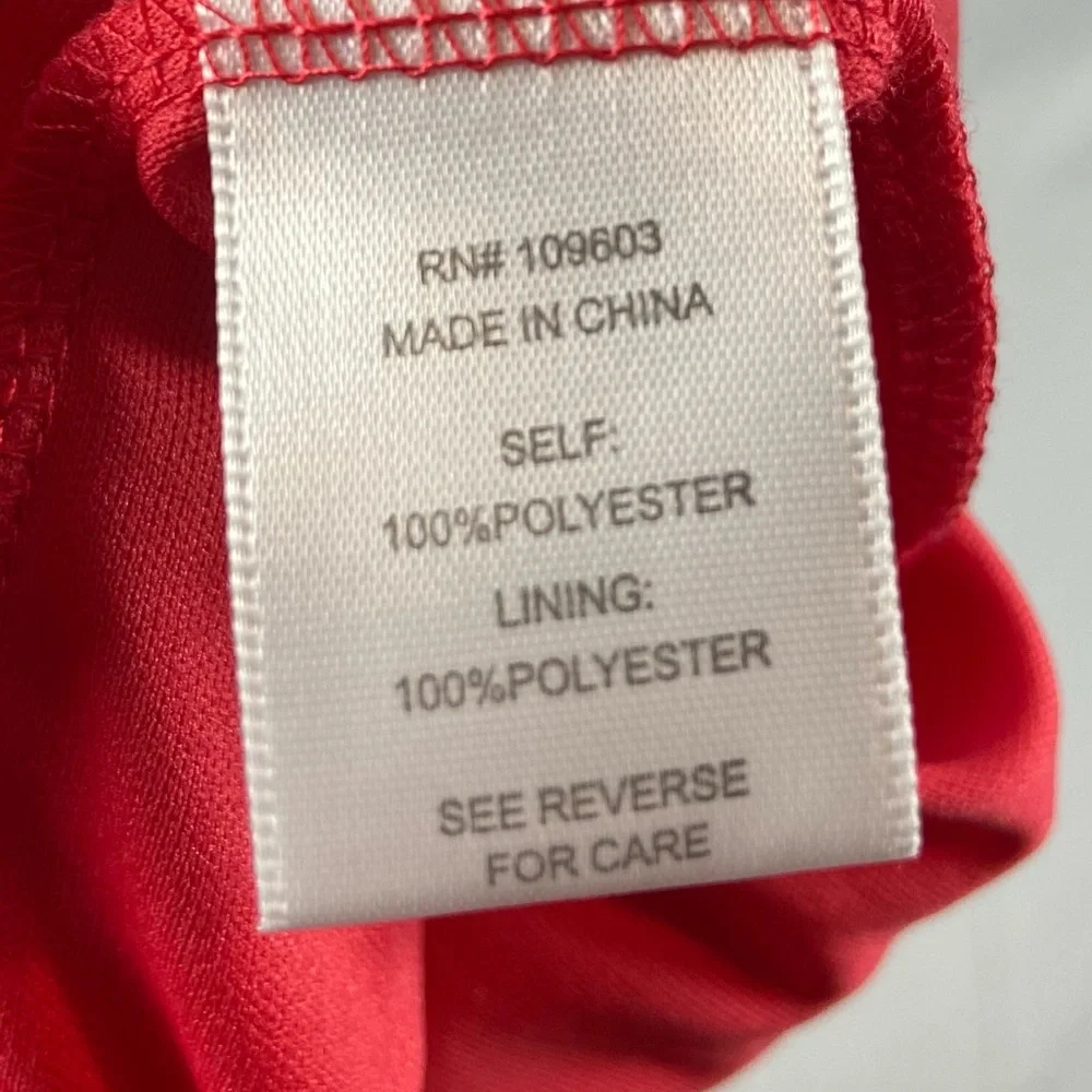 Maxi Dress Sundress Rabbit Rabbit Rabbit off shoulder 14 Petite Red Fuchsia NWT